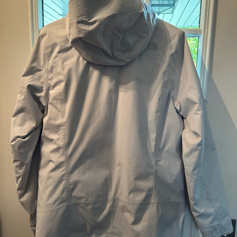 The North Face 2 in 1 coat. Has fleece zip out jacket.